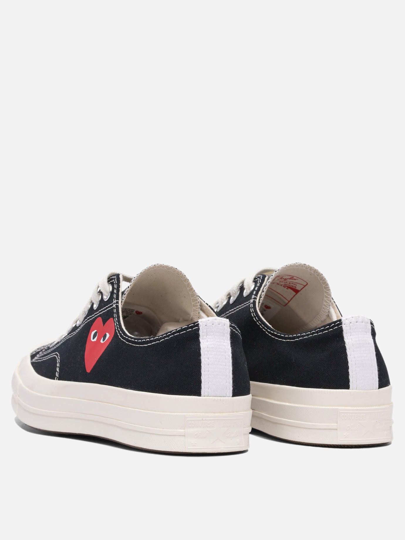 Low top sneakers 100% cotton - 100% rubber  Black - Comme Des Garçons Play Men | PDP | VIETTI Online Store | thumbnail_4