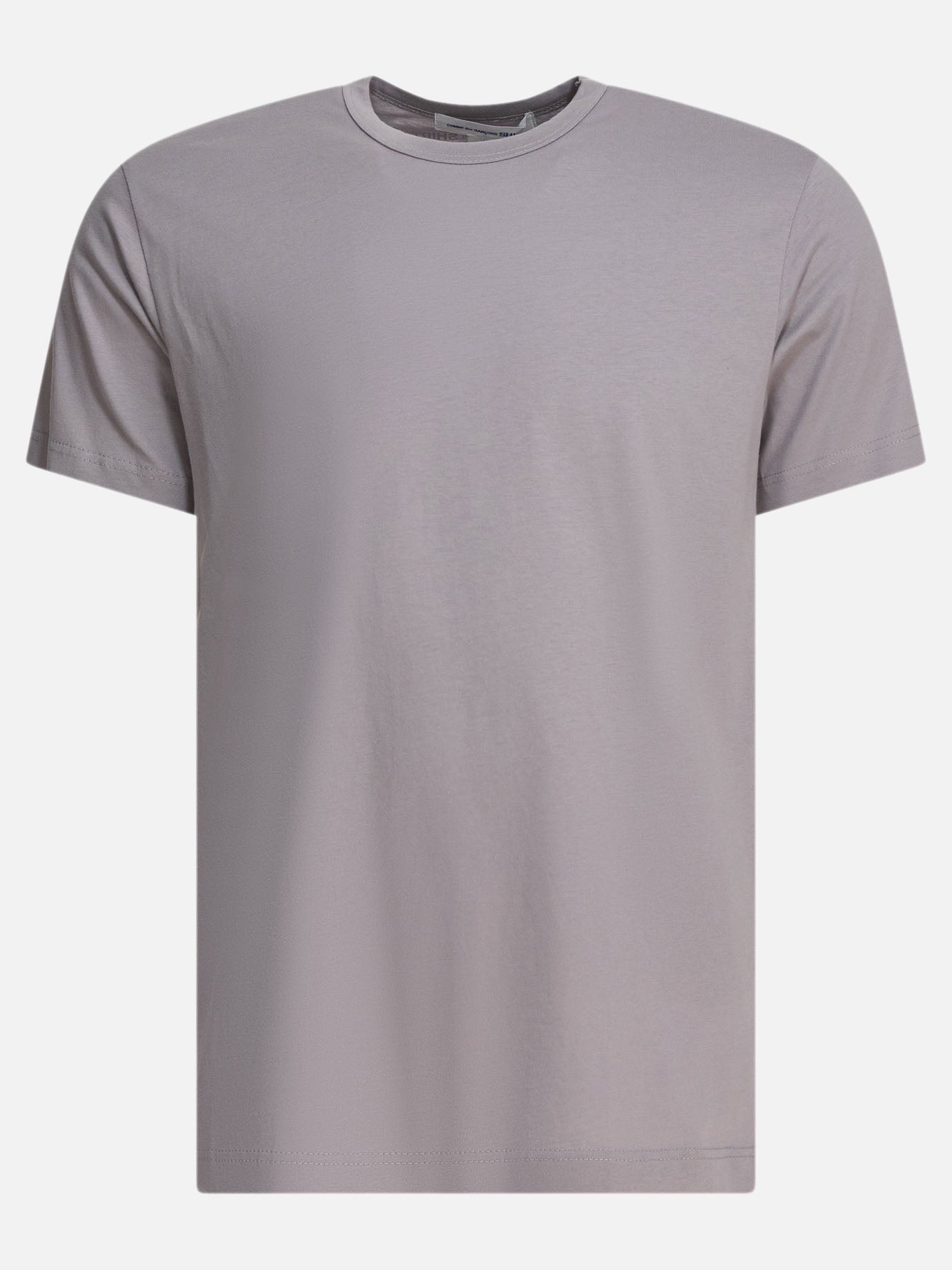 T-shirt girocollo Solid colour  Grigio - Comme Des Garçons Shirt Uomo | PDP | VIETTI Online Store | thumbnail