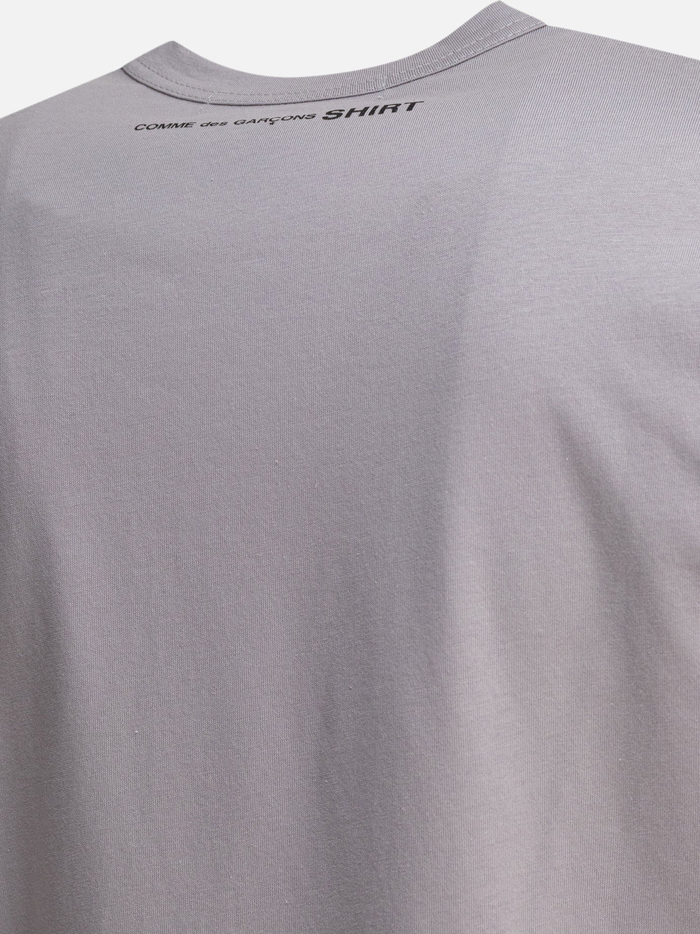 T-shirt girocollo Solid colour  Grigio - Comme Des Garçons Shirt Uomo | PDP | VIETTI Online Store | Zoom-Modal_4
