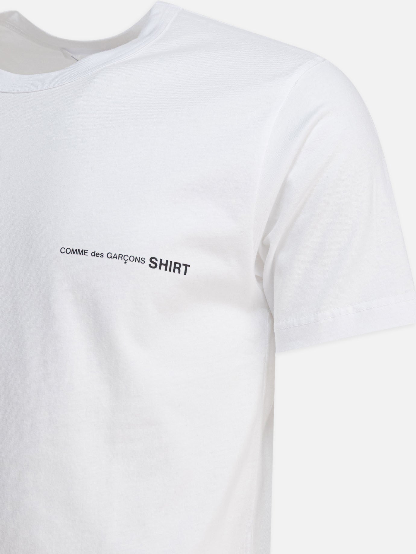 Crewneck t-shirts Logo  White - Comme Des Garçons Shirt Men | PDP | VIETTI Online Store | Zoom-Modal_4
