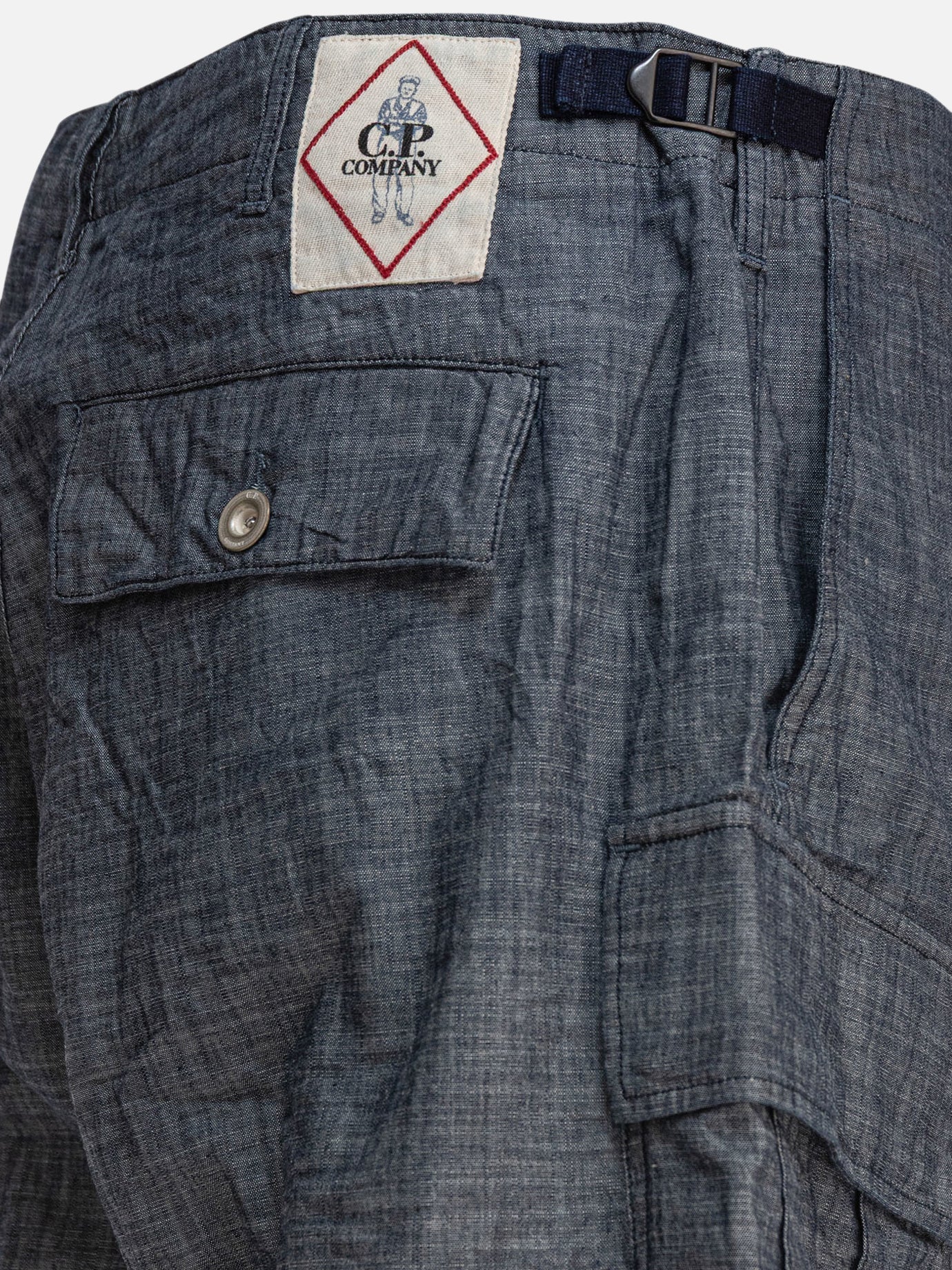 C.P. Company Short cargo in chambray 10940307_48 Grey thumbnail_4