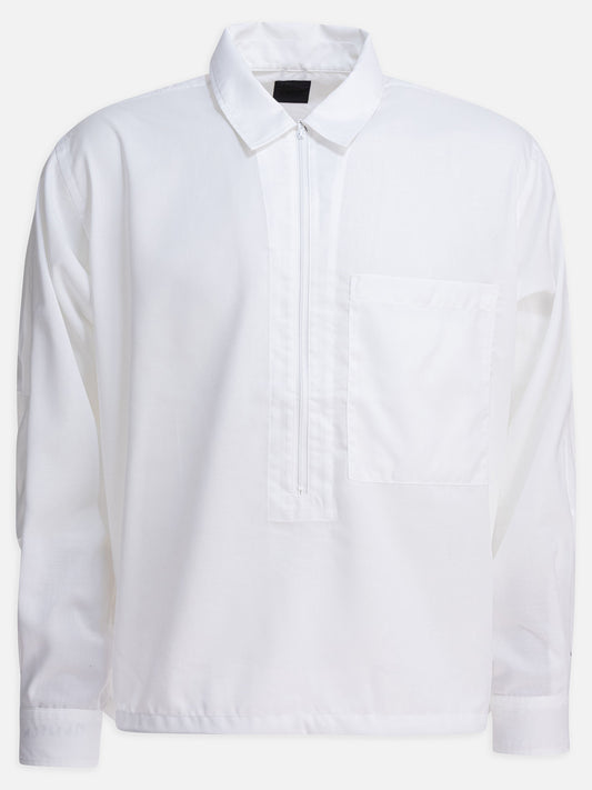 Daiwa Pier 39 Half zipper shirt 14516985_S White 1
