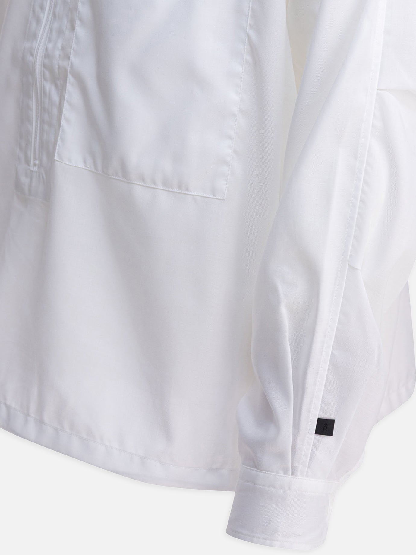 Daiwa Pier 39 Half zipper shirt White