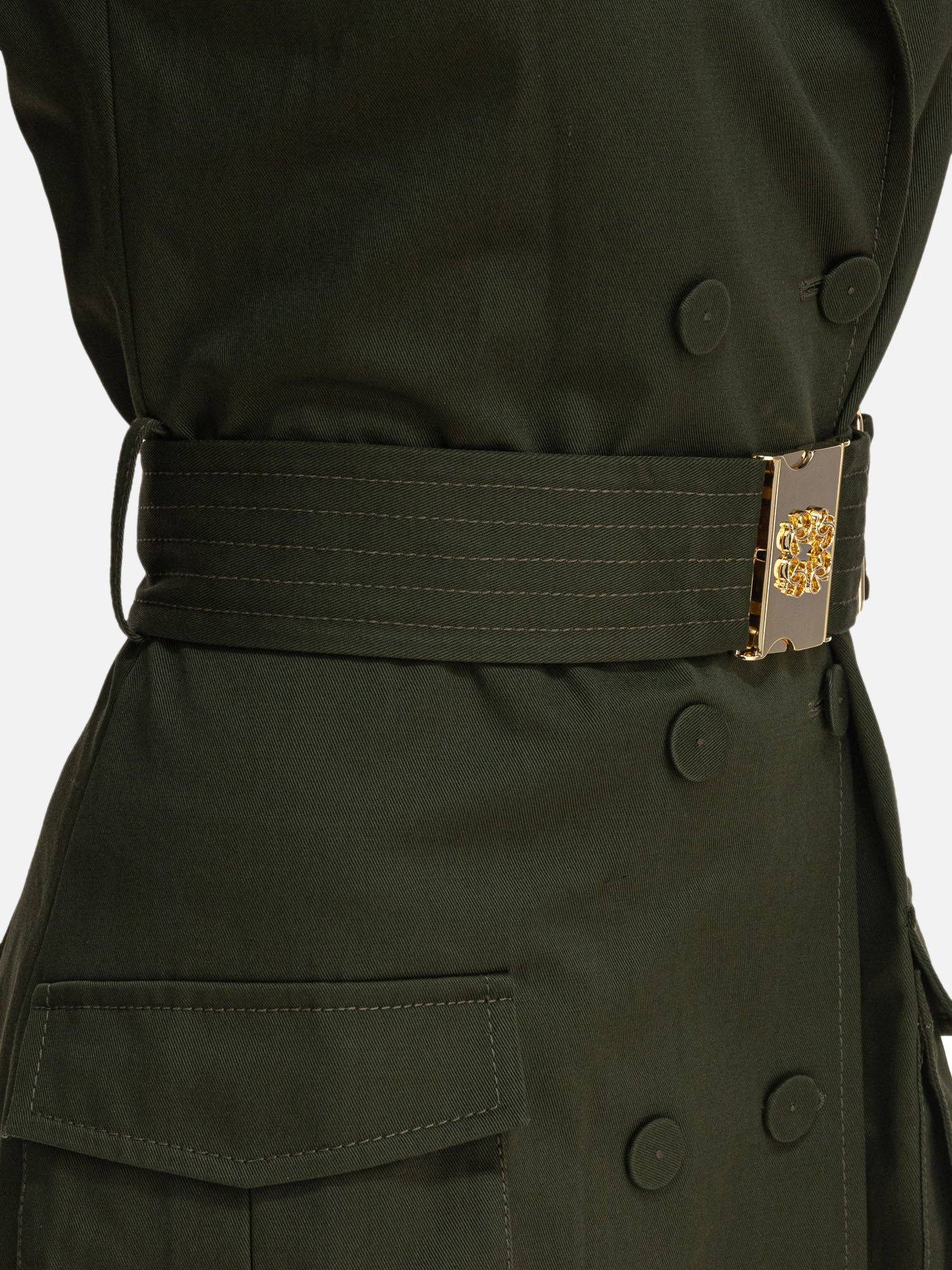 Midi dresses Solid colour  Green - Elie Saab Women | PDP | VIETTI Online Store | Zoom-Modal_3
