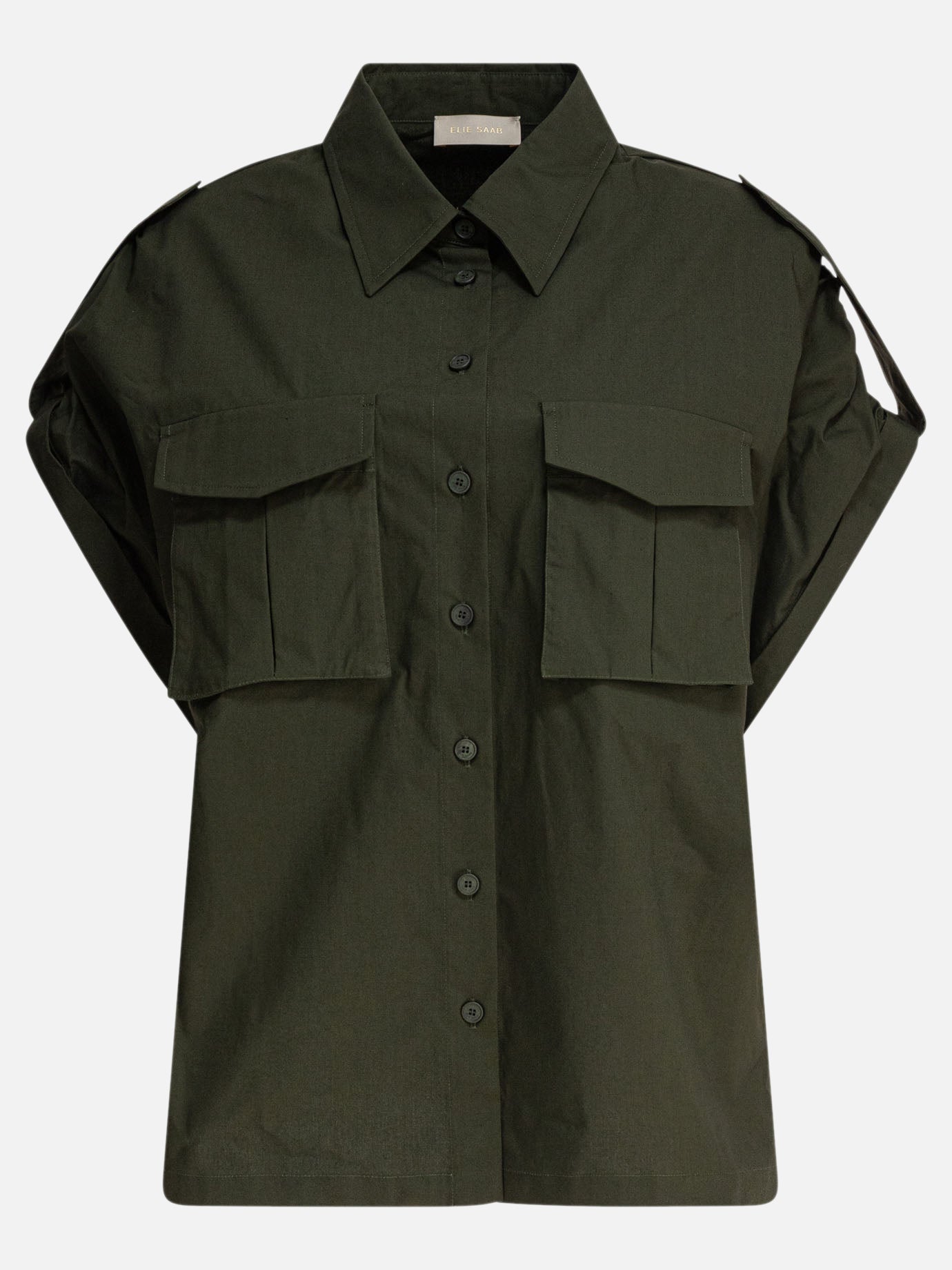Casual shirts Solid colour  Green - Elie Saab Women | PDP | VIETTI Online Store | thumbnail