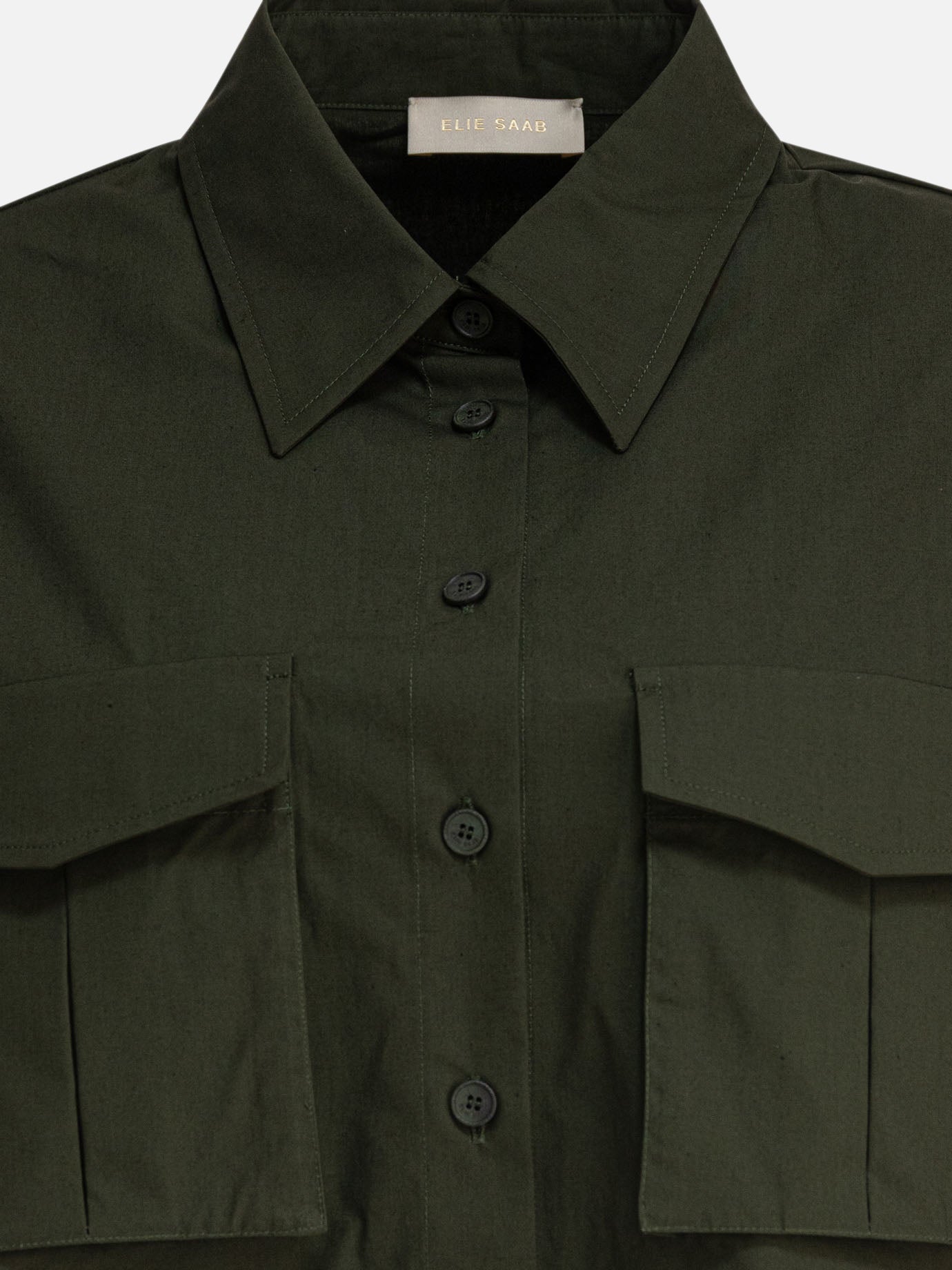 Casual shirts Solid colour  Green - Elie Saab Women | PDP | VIETTI Online Store | thumbnail_3