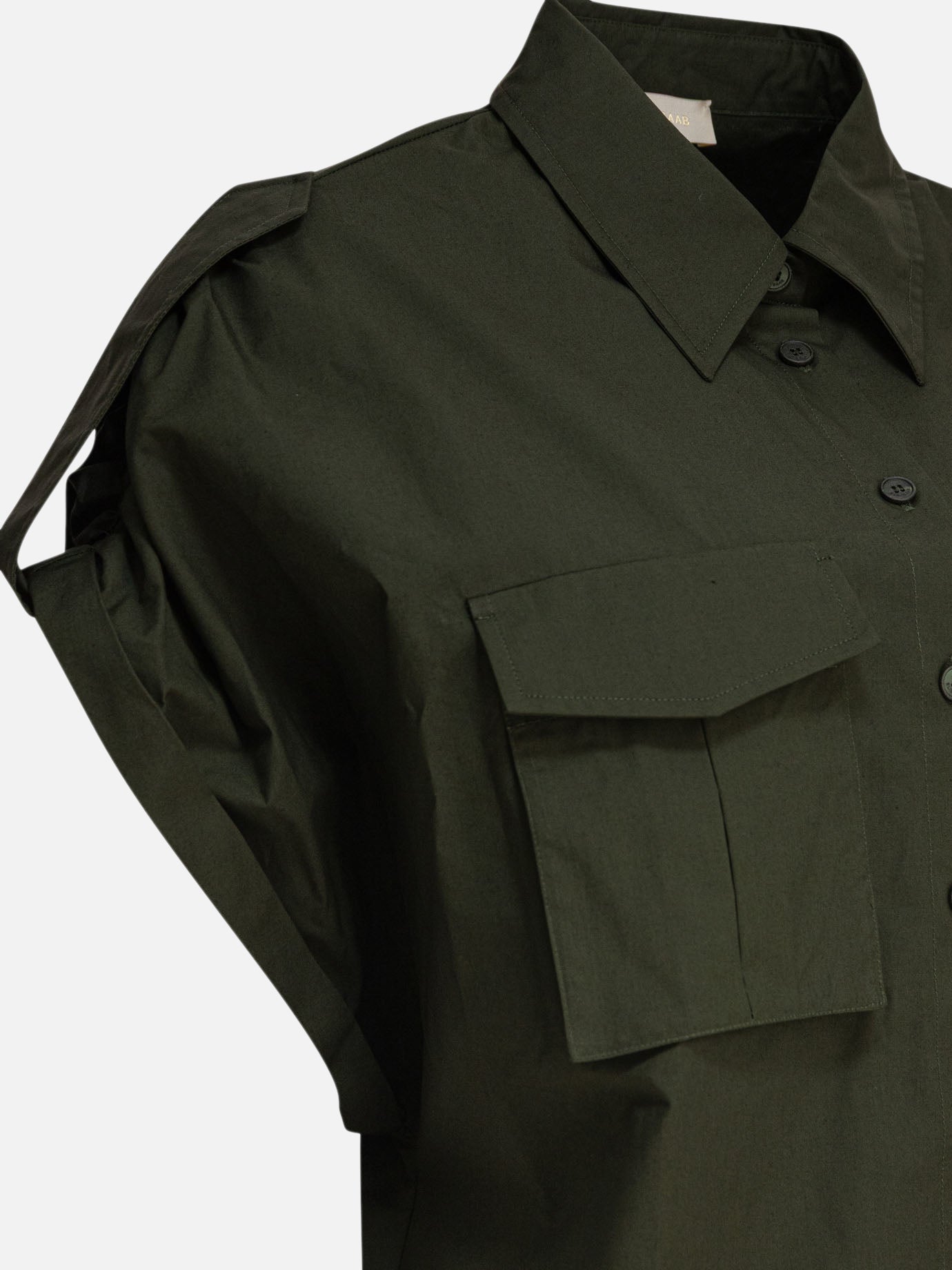 Casual shirts Solid colour  Green - Elie Saab Women | PDP | VIETTI Online Store | thumbnail_4