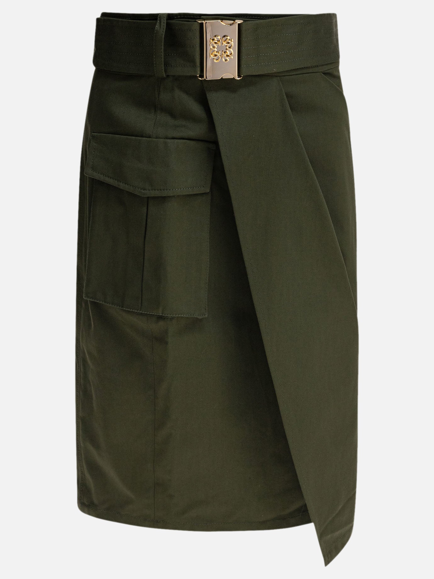 Gonne midi Solid colour  Verde - Elie Saab Donna | PDP | VIETTI Online Store | Zoom-Modal
