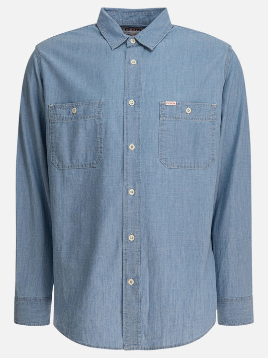 Filson "Chambray CPO" shirt 16943968_XS Light blue 1