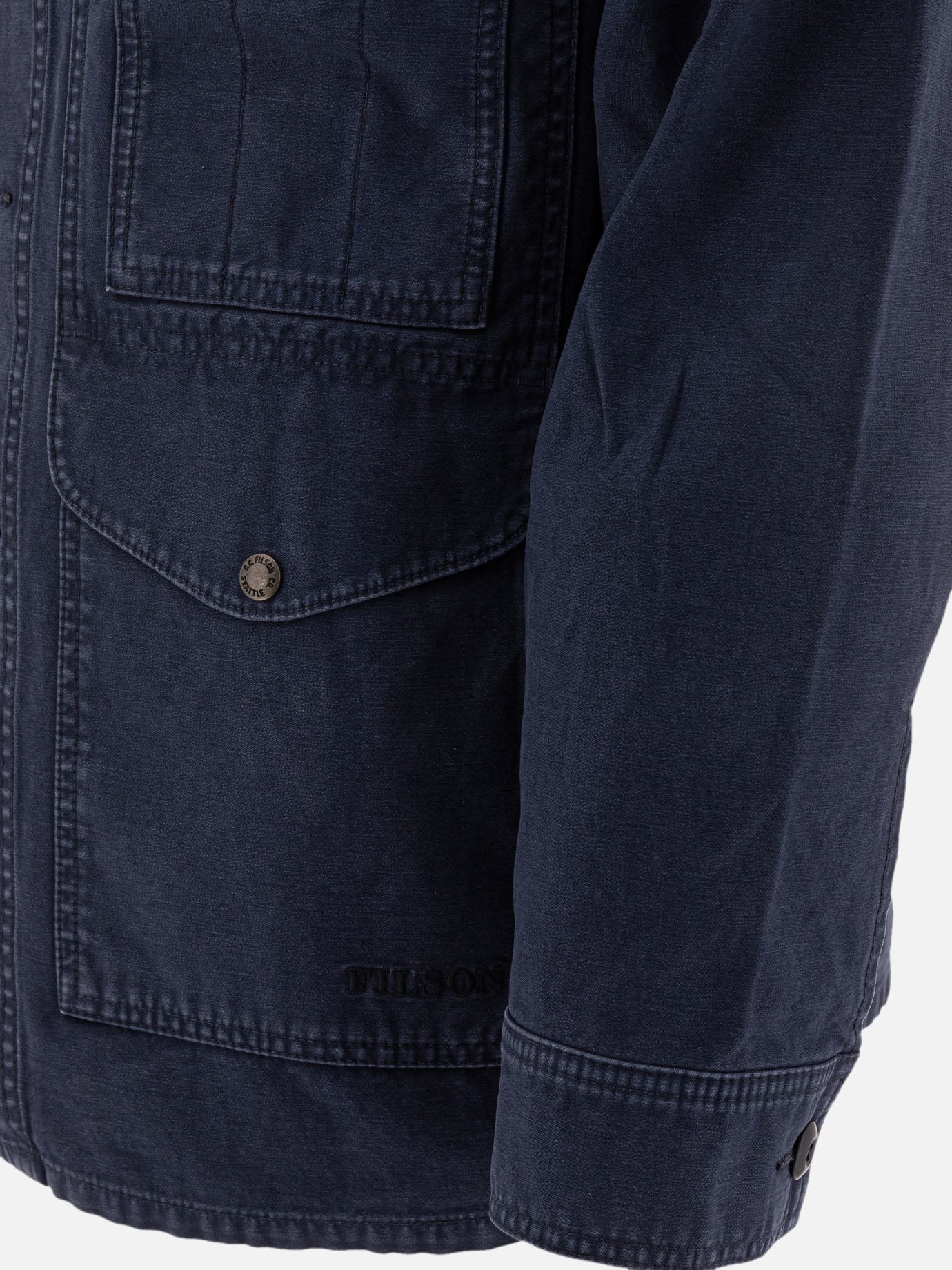 Overshirt jackets Solid colour  Blue - Filson Men | PDP | VIETTI Online Store | thumbnail_4