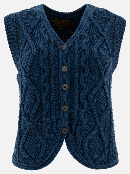 Filson Gilet in maglia jacquard 19965394_XS Blue 1