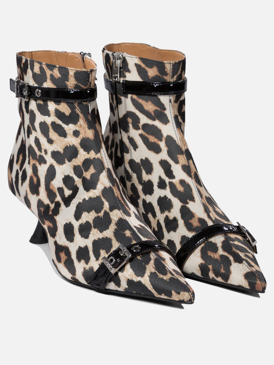 Ganni Stivaletti leopardati 16863991_37 Brown 2