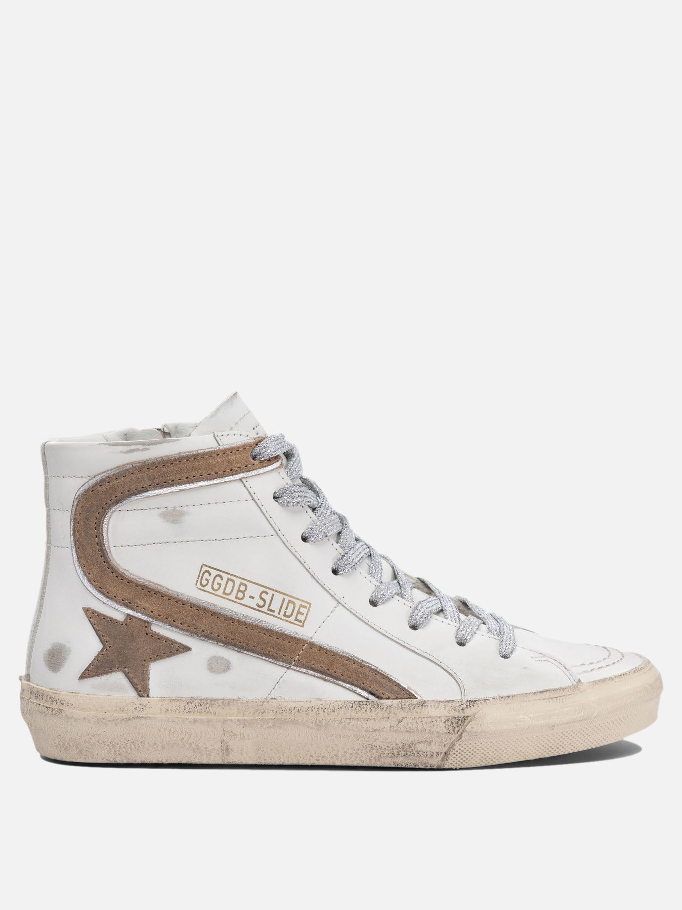 Sneaker alte 100% leather - 100% rubber  Bianco - Golden Goose Donna | PDP | VIETTI Online Store | Zoom-Modal

