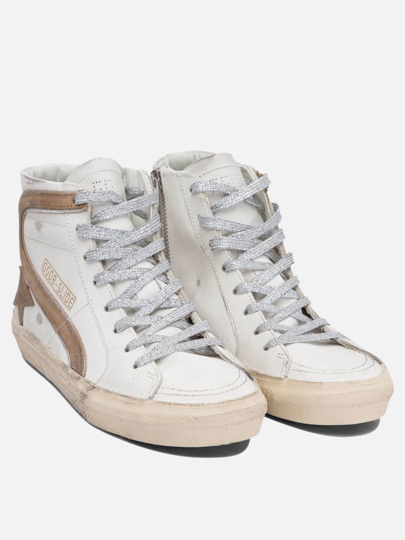 Sneaker alte 100% leather - 100% rubber  Bianco - Golden Goose Donna | PDP | VIETTI Online Store | thumbnail_2