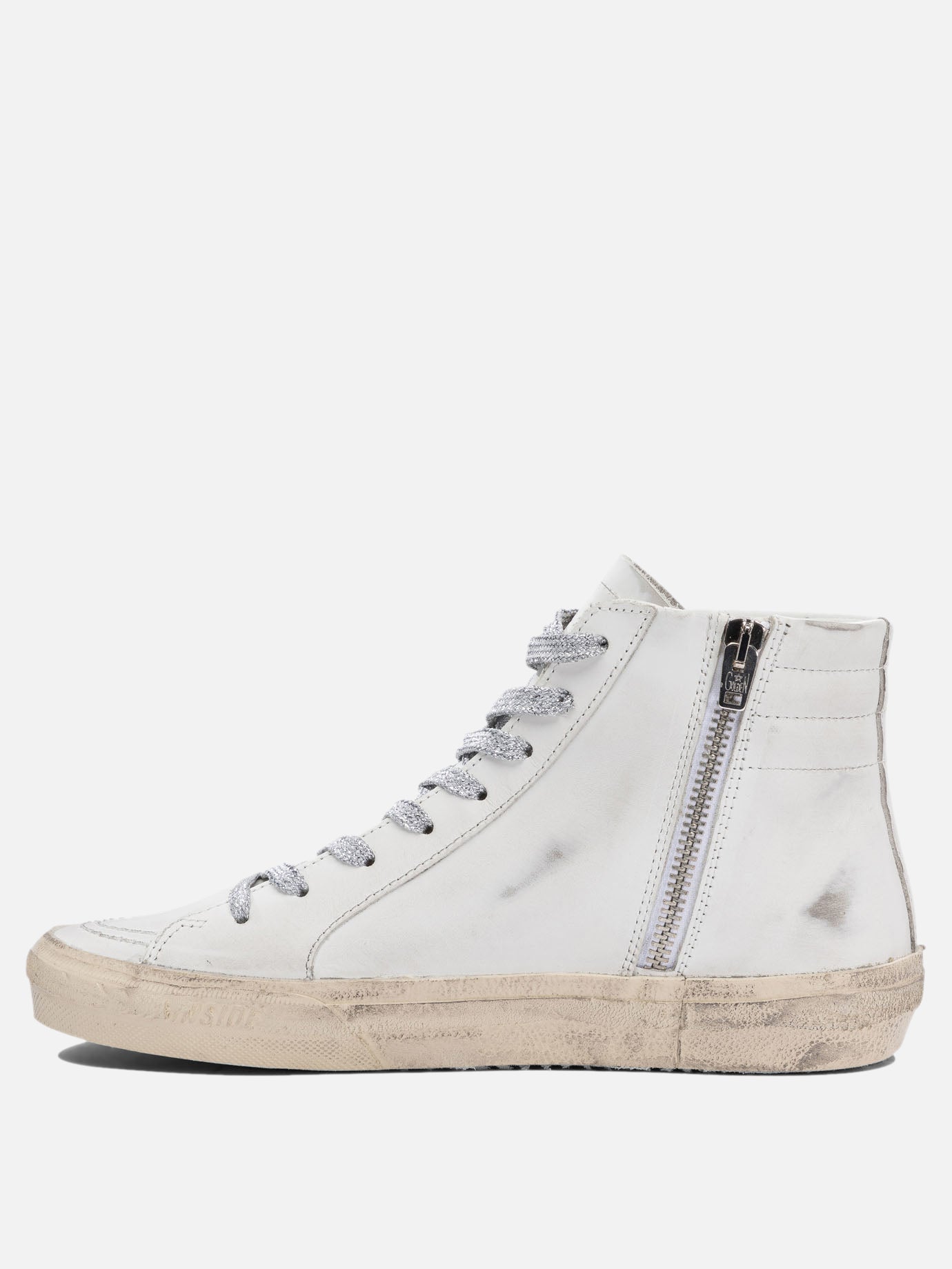 Sneaker alte 100% leather - 100% rubber  Bianco - Golden Goose Donna | PDP | VIETTI Online Store | thumbnail_3