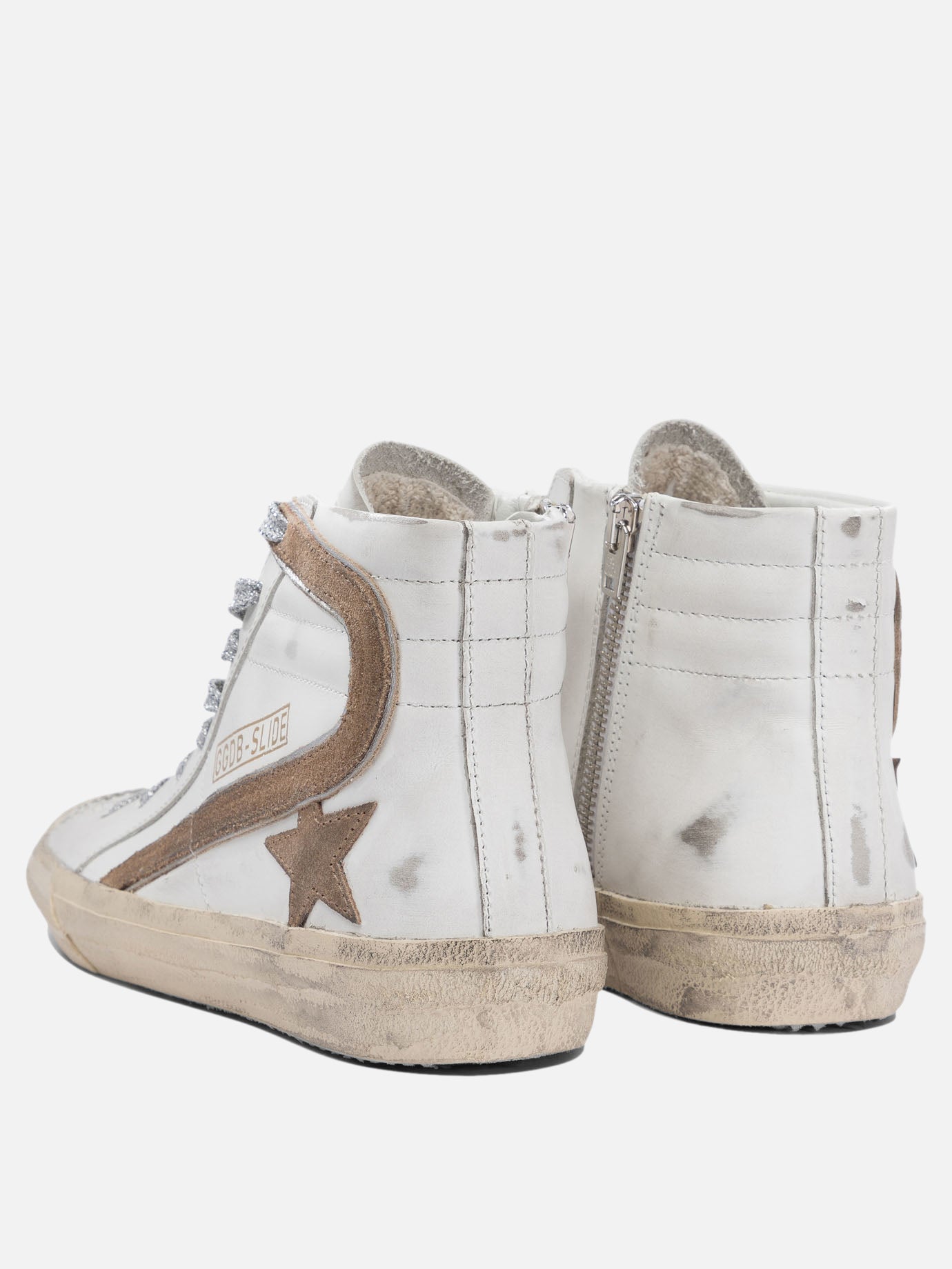 Sneaker alte 100% leather - 100% rubber  Bianco - Golden Goose Donna | PDP | VIETTI Online Store | thumbnail_4