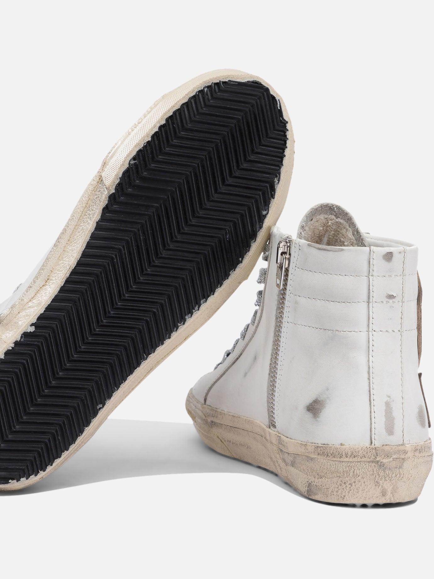 Sneaker alte 100% leather - 100% rubber  Bianco - Golden Goose Donna | PDP | VIETTI Online Store | Zoom-Modal_5
