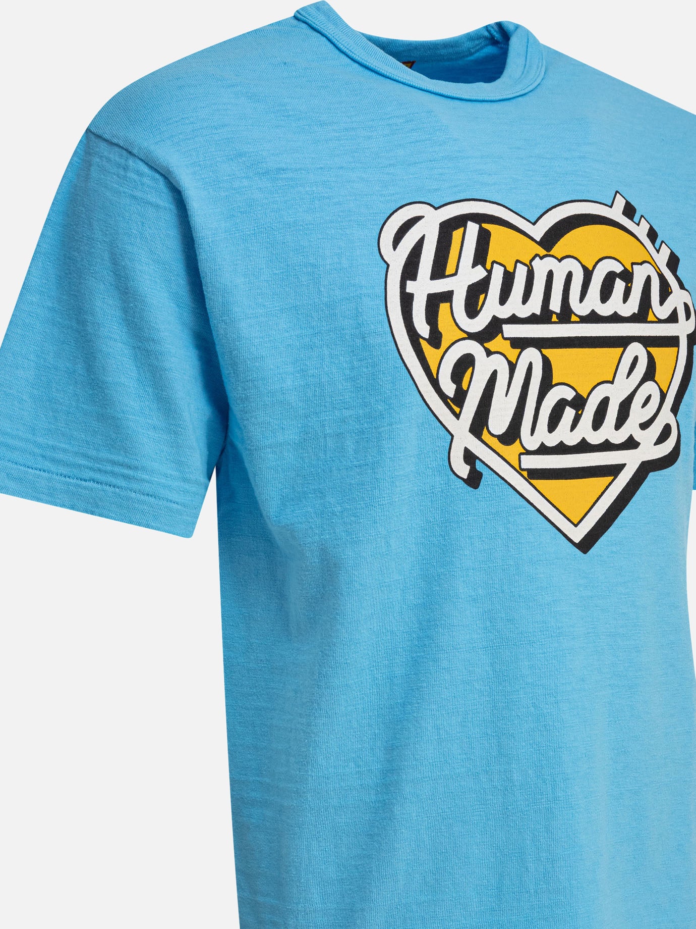Human Made Cotton T-shirt with logo 19495177_L Blue thumbnail_4