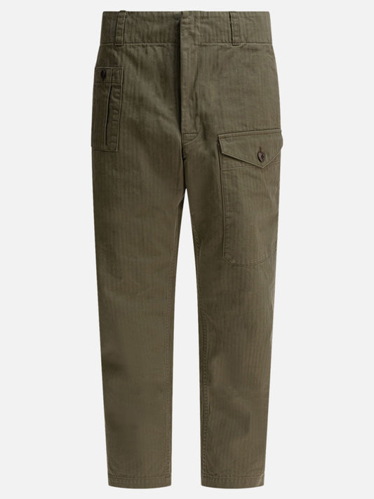 Human Made Pantaloni cargo 14673922_L Green 1