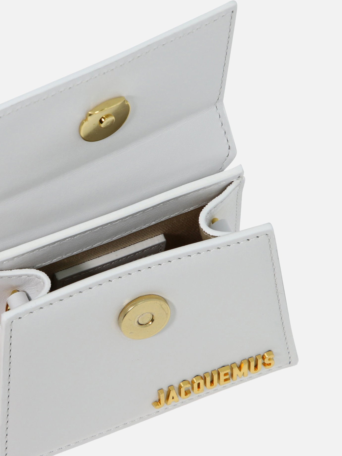 Mini bags 100% leather  White - Jacquemus Women | PDP | VIETTI Online Store | thumbnail_5
