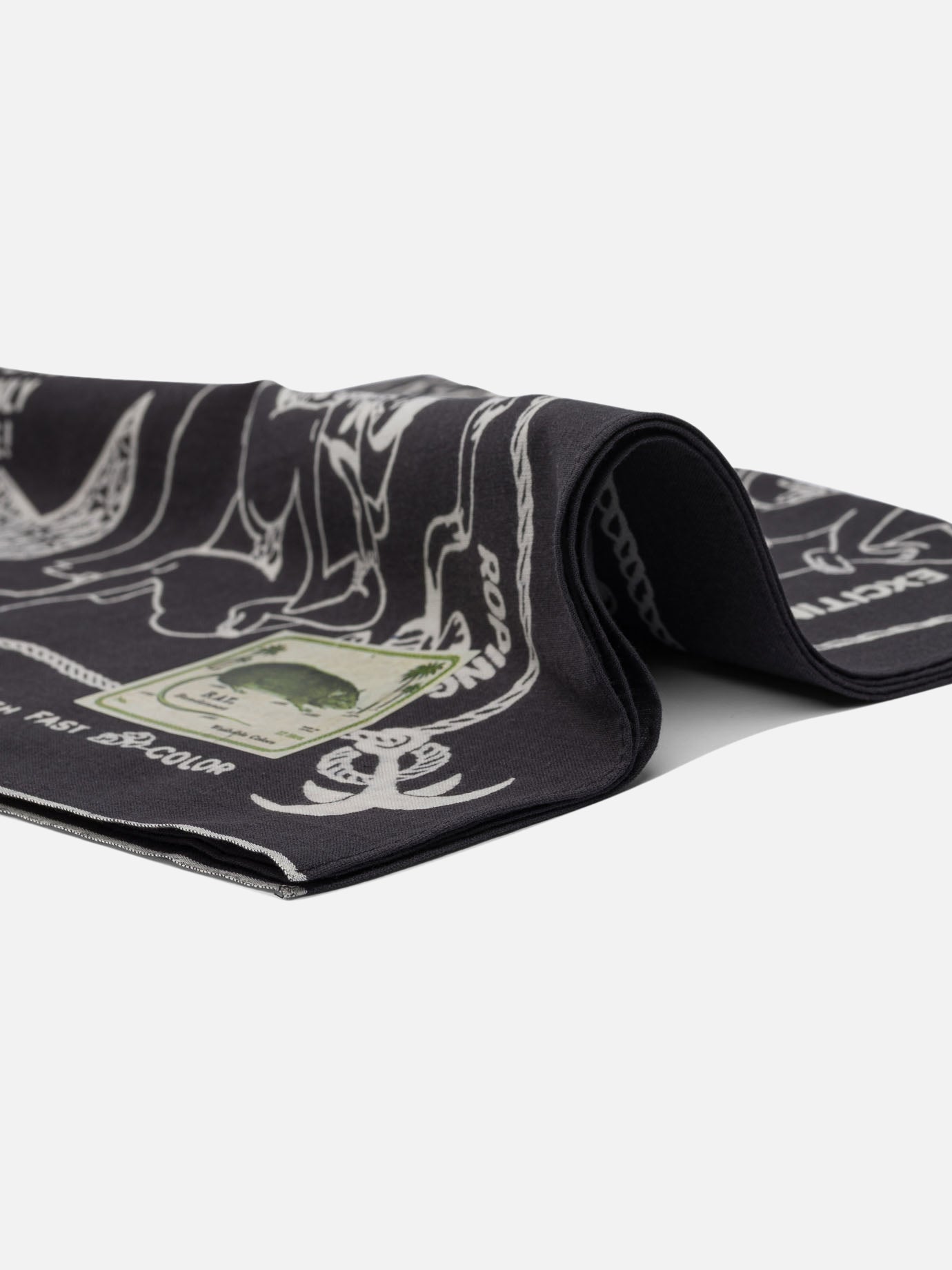 KAPITAL &quot;Yobai&quot; scarf 20452504_UNI Black thumbnail_2