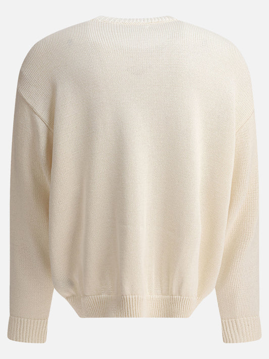 KAPITAL Maglione "Piano & Sun Face" 16706643_3 Beige 2