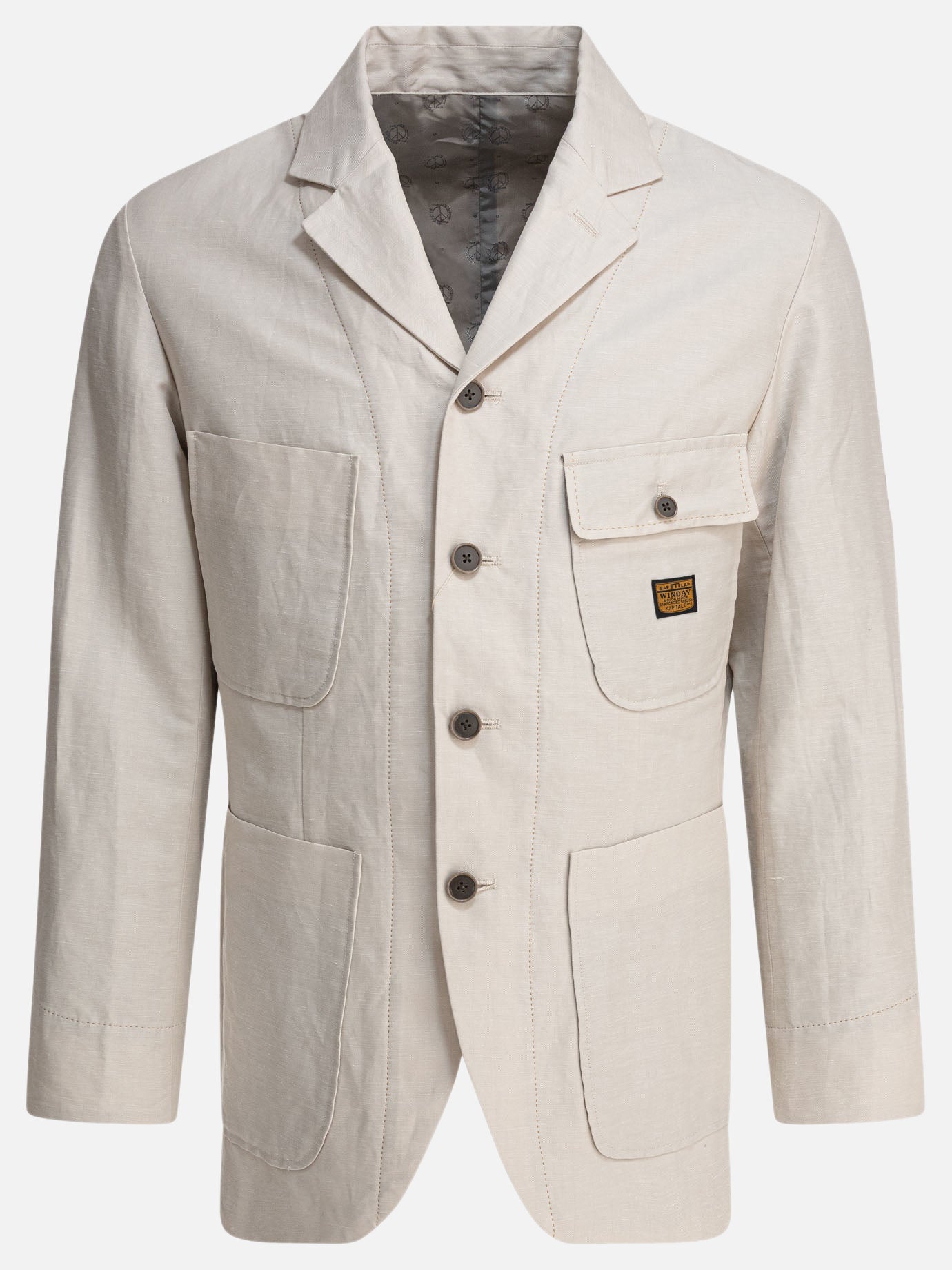 KAPITAL "BEERpt" blazer jacket Beige