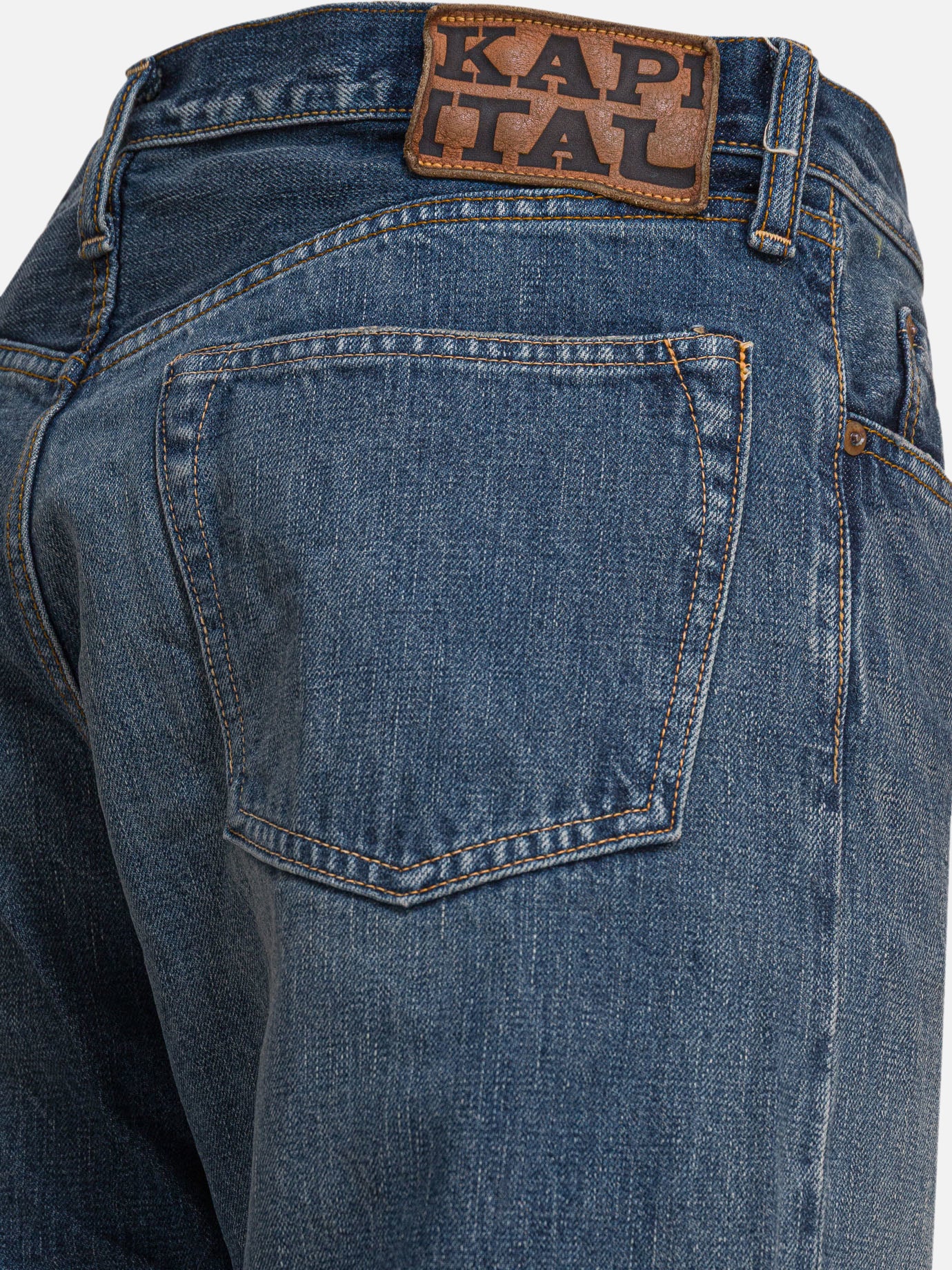 KAPITAL "Monkey TH" Jeans Blue