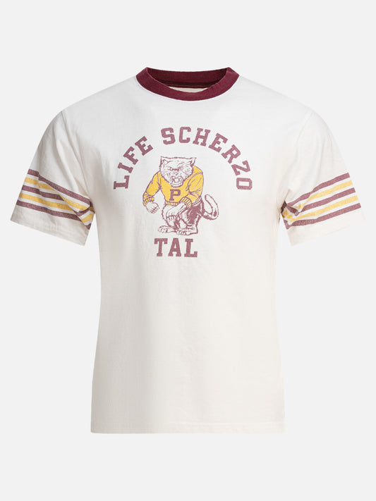 KAPITAL T-shirt "College CAT PITAL" 16430491_2 White 1