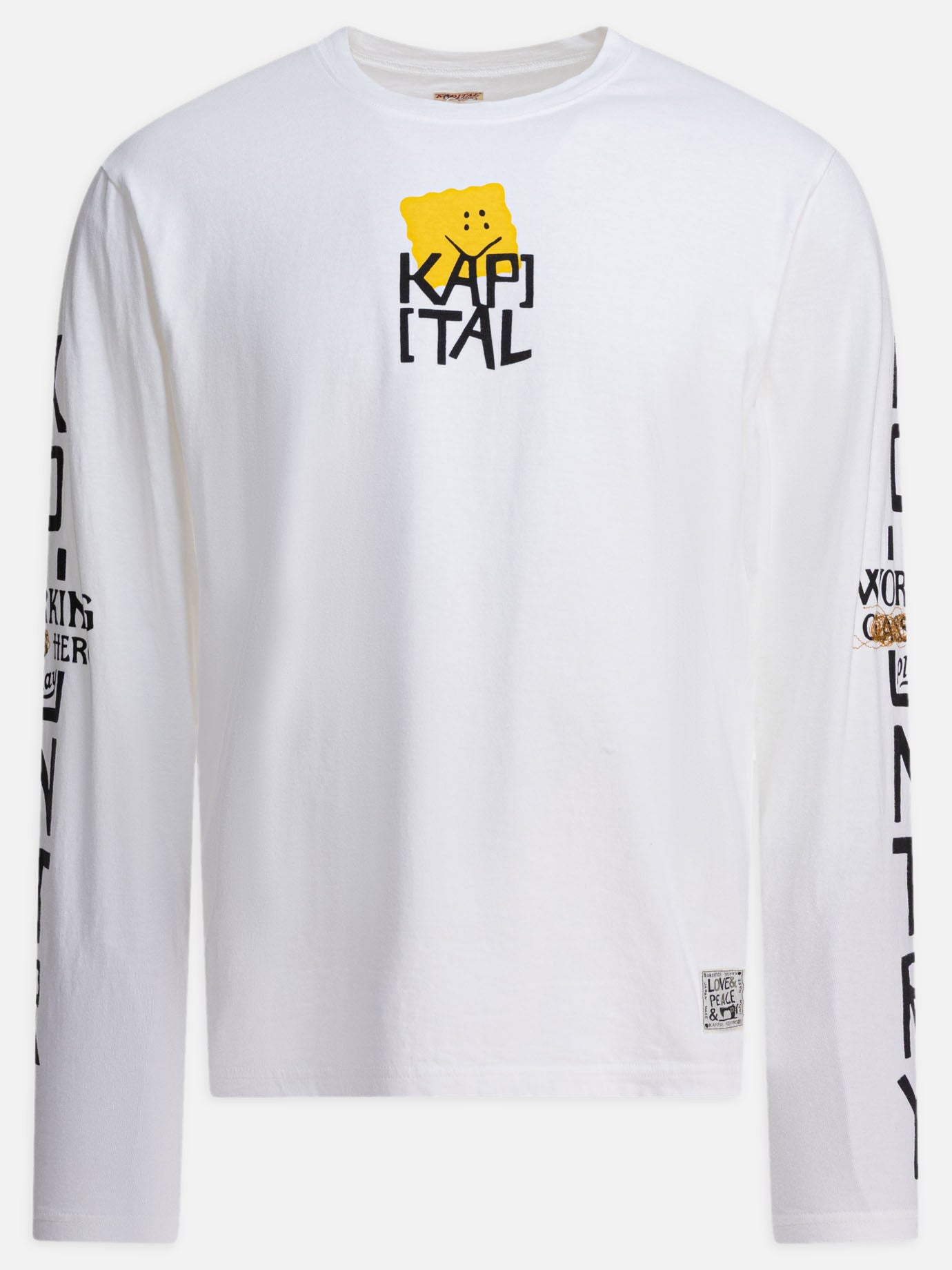 T-shirt girocollo Print  Bianco - KAPITAL Uomo | PDP | VIETTI Online Store | thumbnail