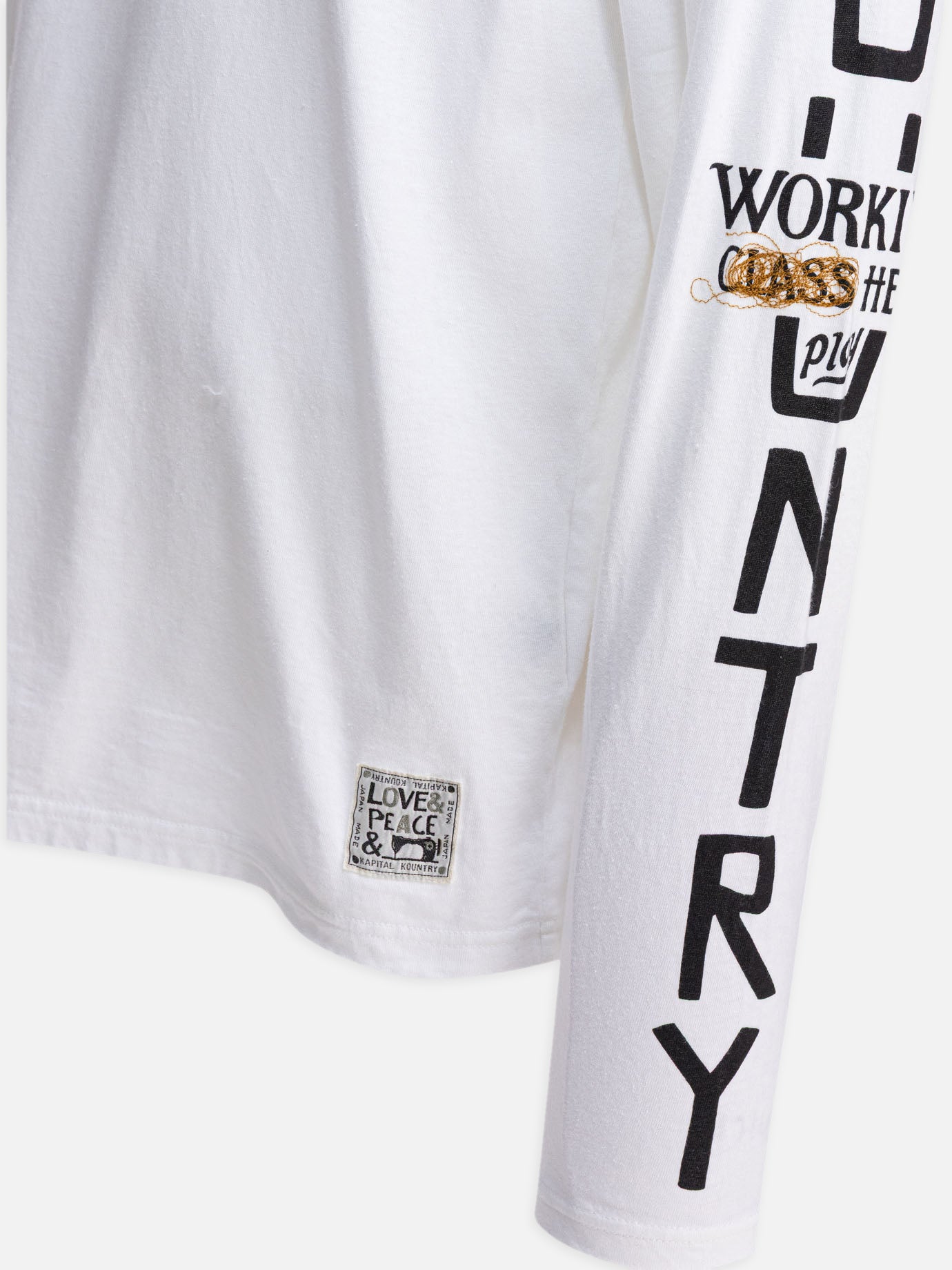 T-shirt girocollo Print  Bianco - KAPITAL Uomo | PDP | VIETTI Online Store | Zoom-Modal_4
