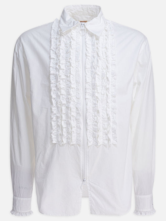 KAPITAL Camicia con volant 28465338_3 White 1