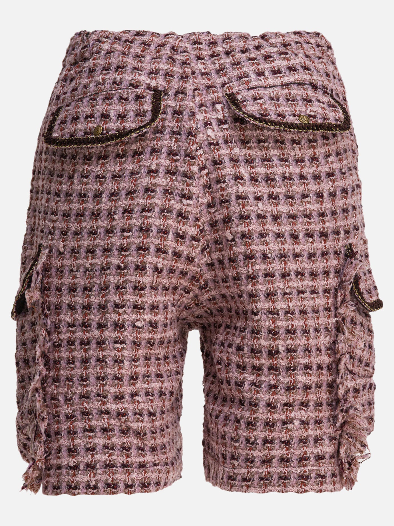Short cargo Textured knit  Rosa - KAPITAL Uomo | PDP | VIETTI Online Store | thumbnail_2