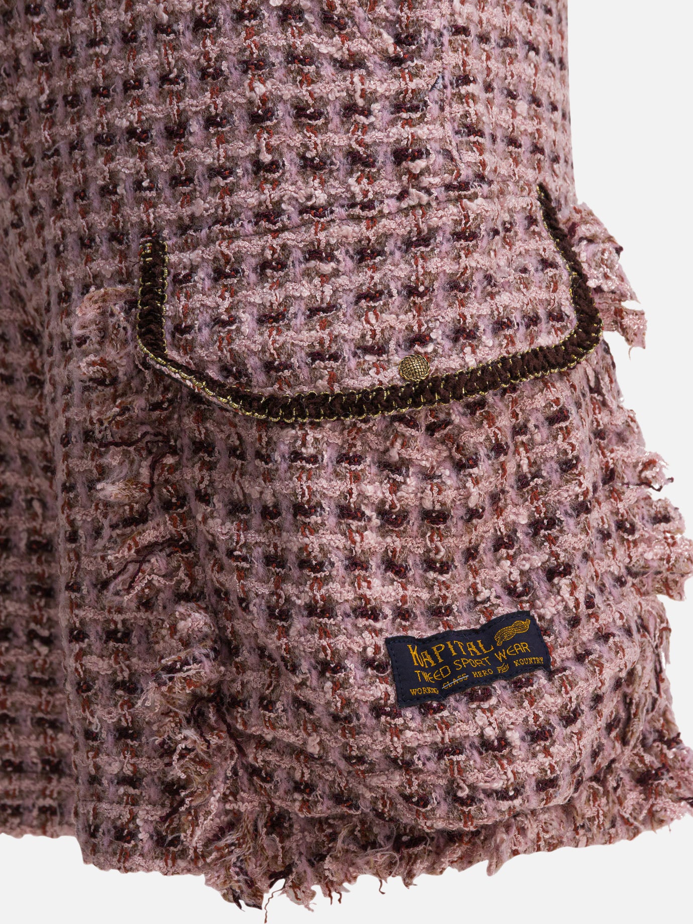 Short cargo Textured knit  Rosa - KAPITAL Uomo | PDP | VIETTI Online Store | Zoom-Modal_4
