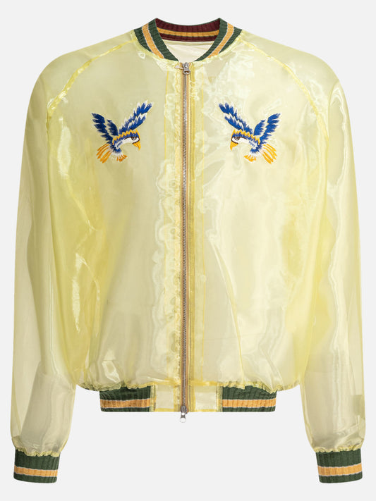 KAPITAL Bomber "Sheer Pearl Mosquito Guard" 17742167_2 Yellow 1