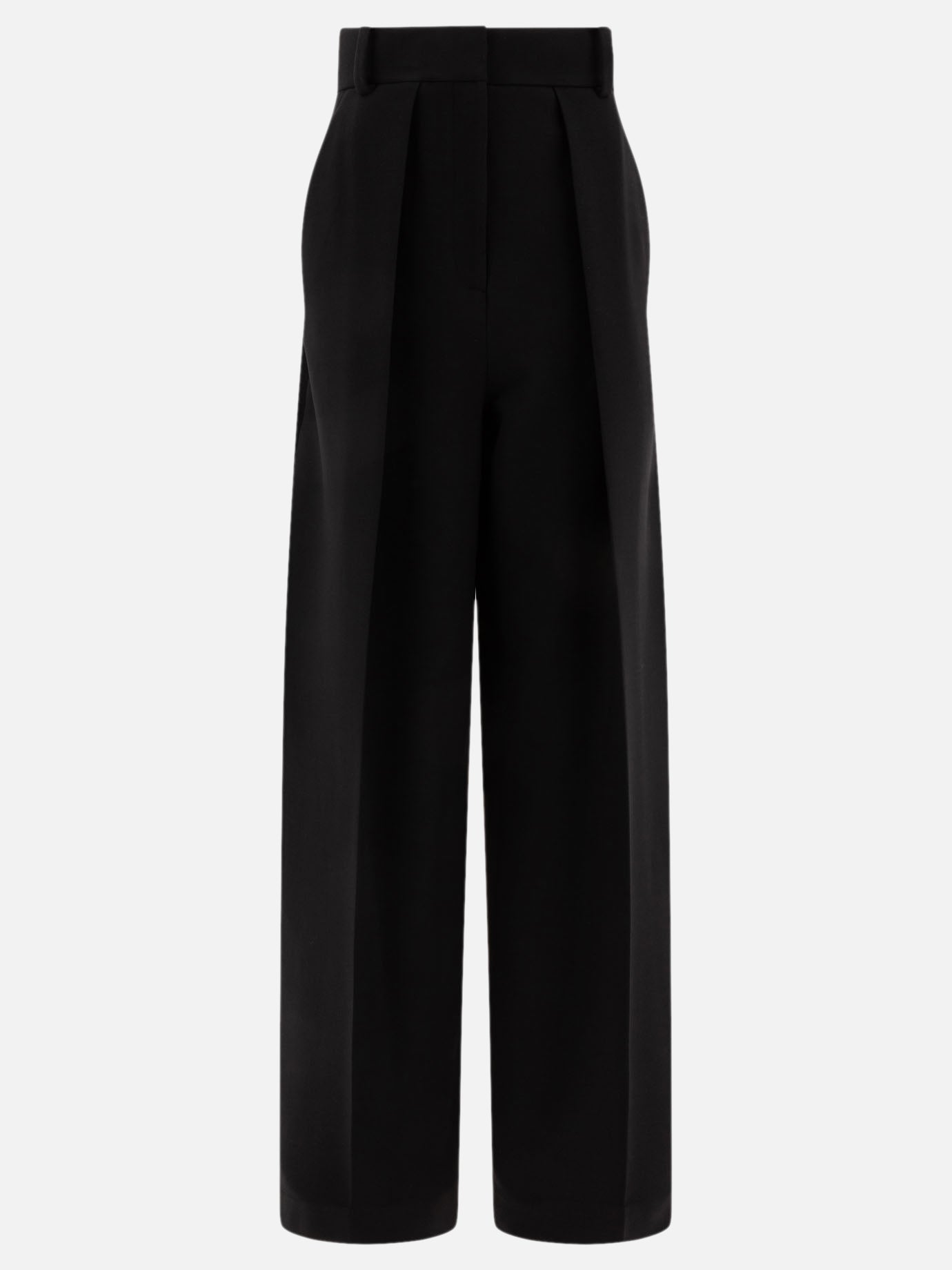 Khaite Wide-leg pants 15434439_4 Black thumbnail_1