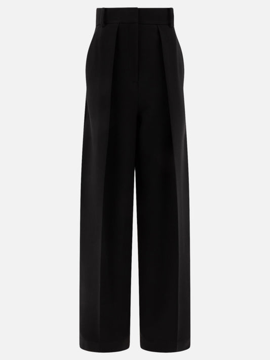 Khaite Pantaloni a gamba larga 15434439_4 Black 1