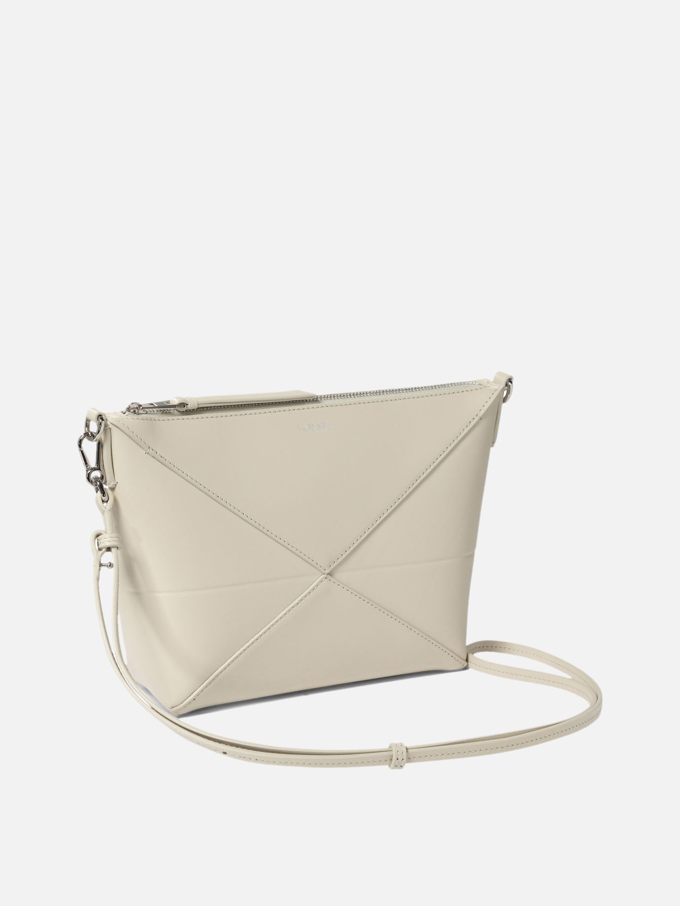 Loewe "Puzzle Fold" shoulder bag White