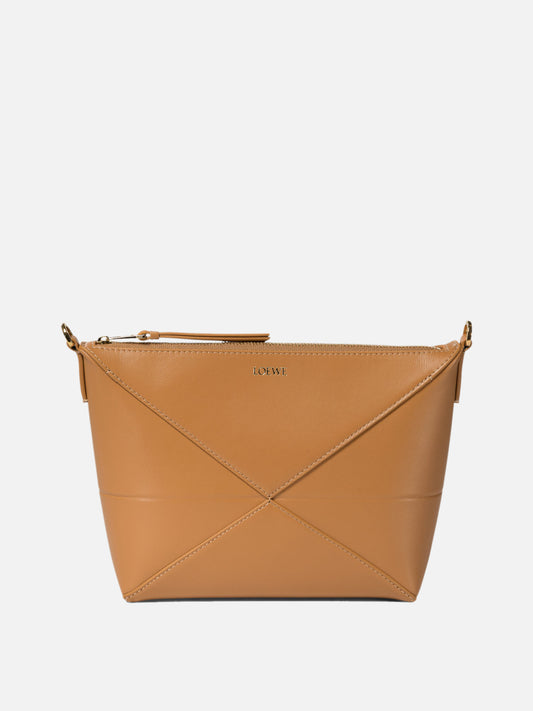 Loewe "Puzzle Fold" shoulder bag Beige