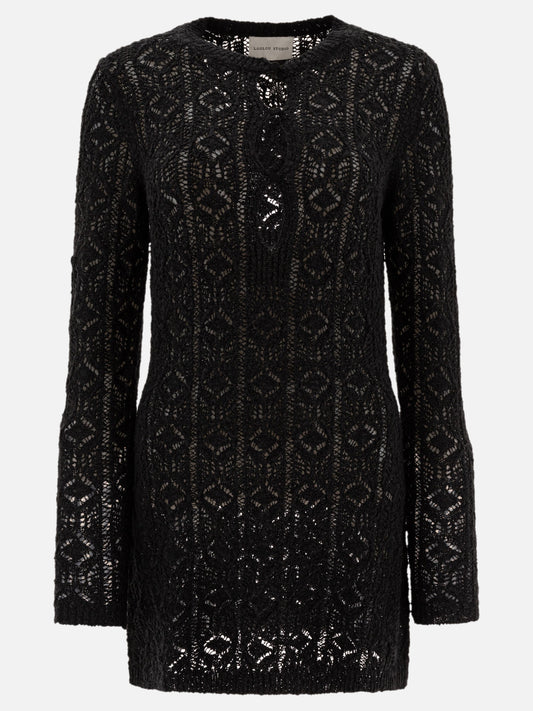 Mini dresses Embroidered  Black - Loulou Studio Women | PLP | VIETTI Online Store 
