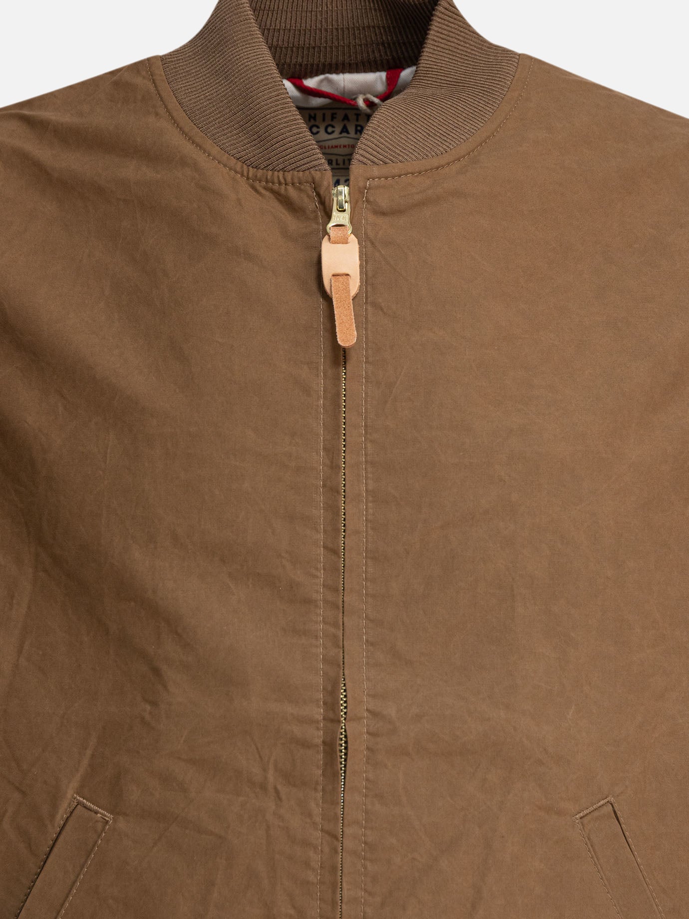 Bomber jackets Solid colour  Brown - Manifattura Ceccarelli Men | PDP | VIETTI Online Store | Zoom-Modal_3
