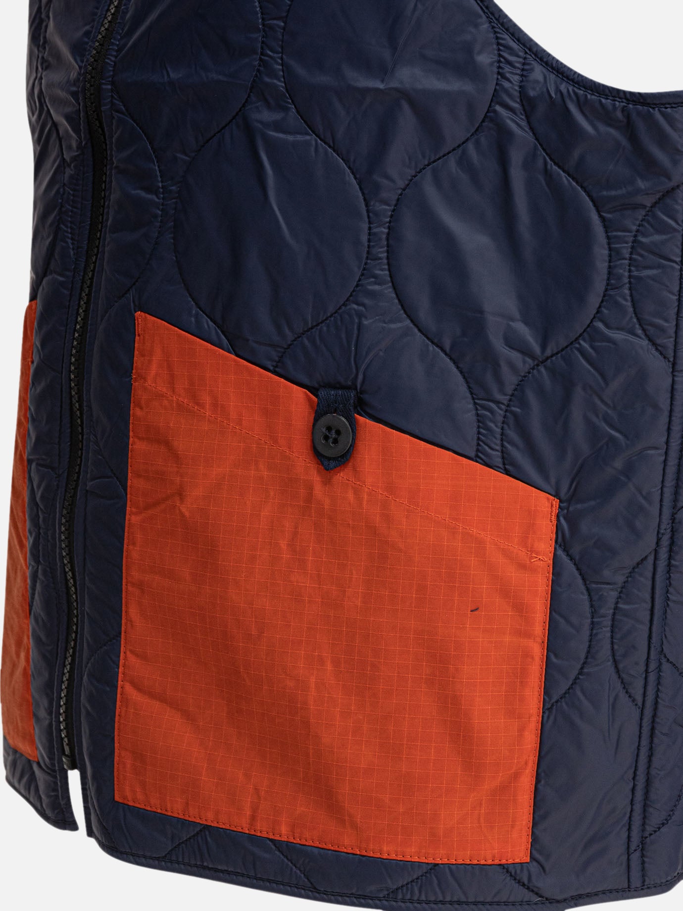 Vest jackets Solid colour  Blue - Manifattura Ceccarelli Men | PDP | VIETTI Online Store | thumbnail_4