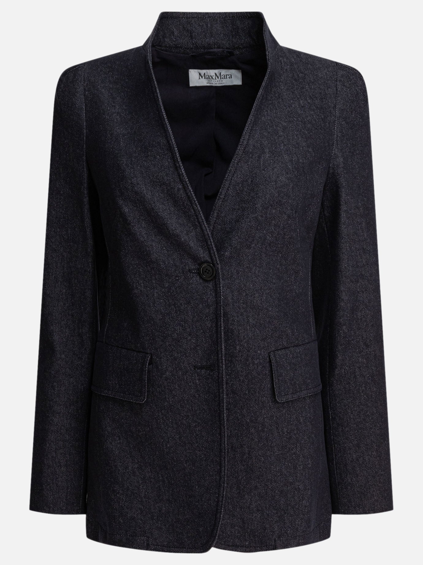 Blazer Solid colour  Blu - Max Mara Donna | PDP | VIETTI Online Store | thumbnail