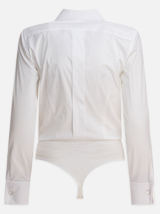 Max Mara Chemisier bodysuits 15857498_38 White 2