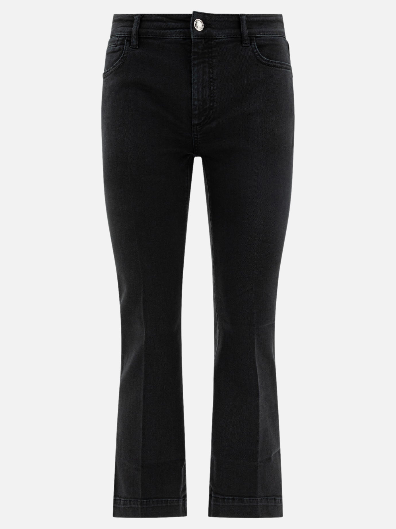 Jeans a gamba dritta Solid colour  Nero - Max Mara Sportmax Donna | PDP | VIETTI Online Store | Zoom-Modal
