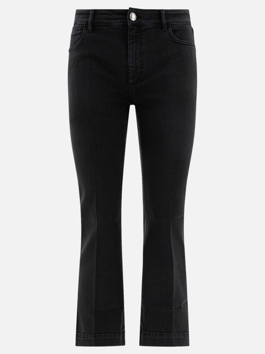 Jeans a gamba dritta Solid colour  Nero - Max Mara Sportmax Donna | PLP | VIETTI Online Store 
