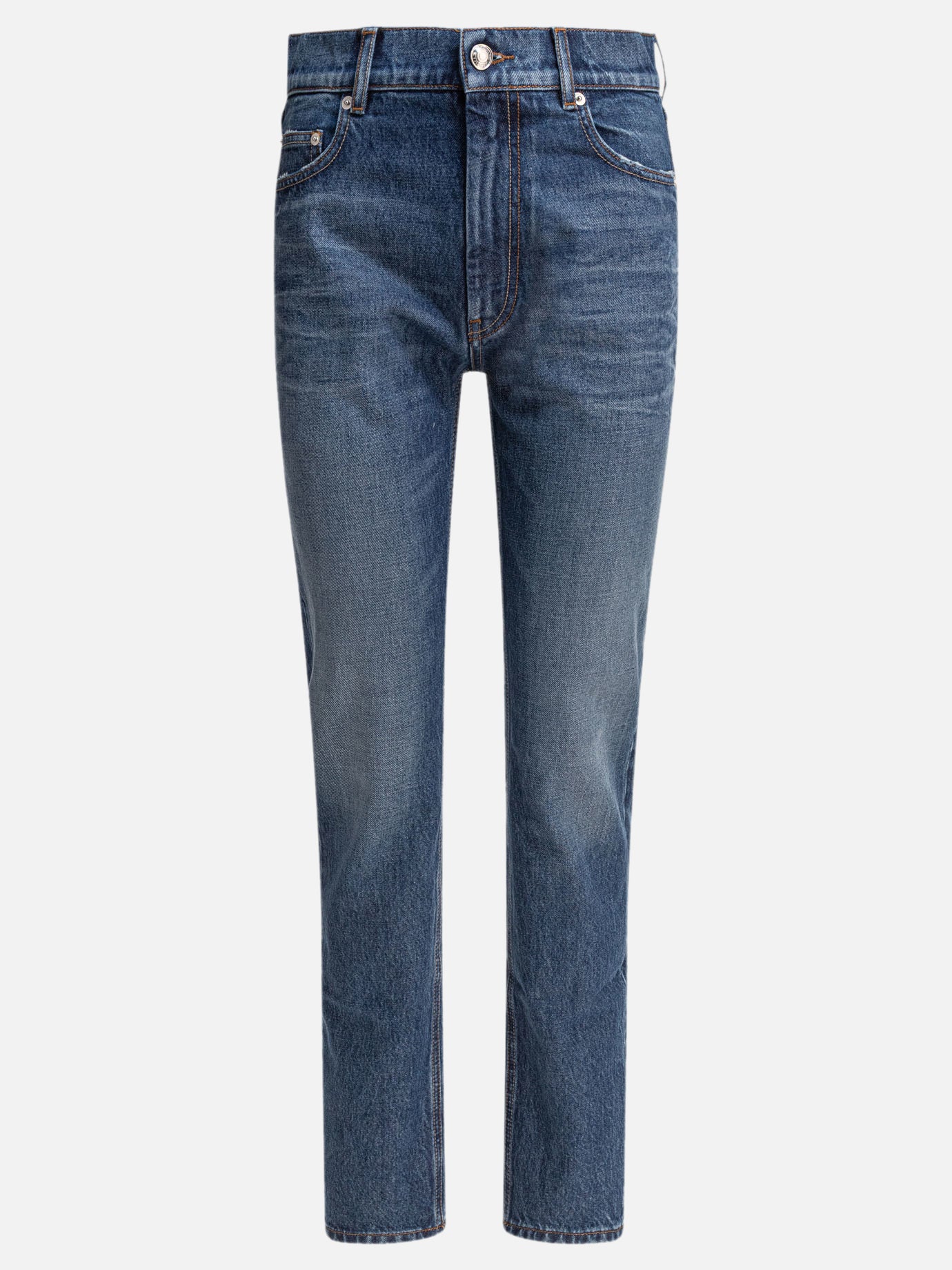 Jeans a gamba dritta Solid colour  Blu - Max Mara Sportmax Donna | PDP | VIETTI Online Store | Zoom-Modal
