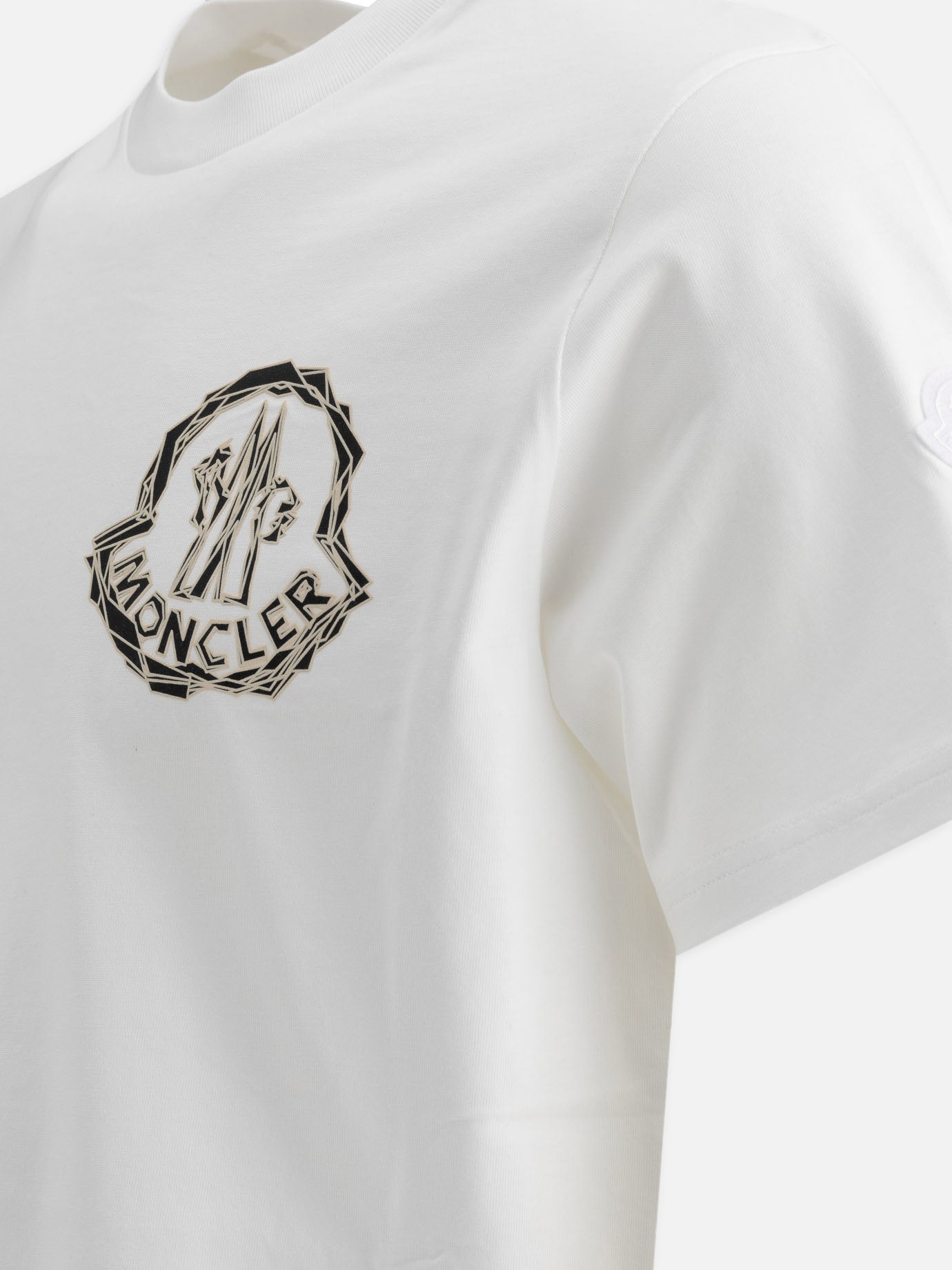 Moncler T-shirt con logo 15432336_S White thumbnail_4