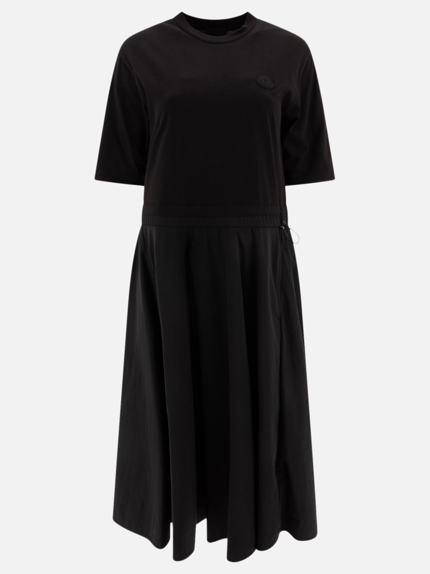 Moncler Abito midi plissettato 15822010_XS Black thumbnail_1
