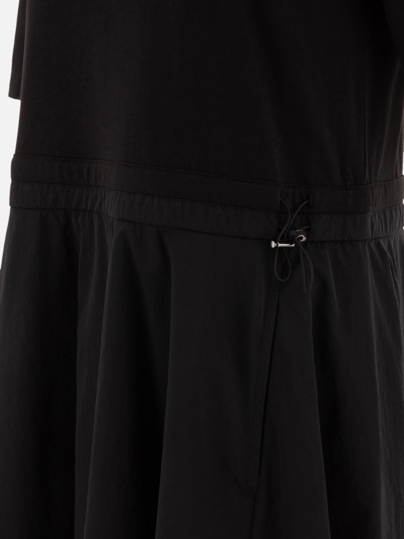 Moncler Abito midi plissettato 15822010_XS Black thumbnail_4